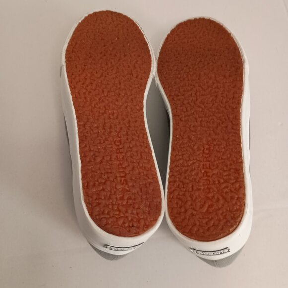 Superga Gray 2 Inch Platform Sneakers Excellent Women’s Size 8 - Picture 7 of 12